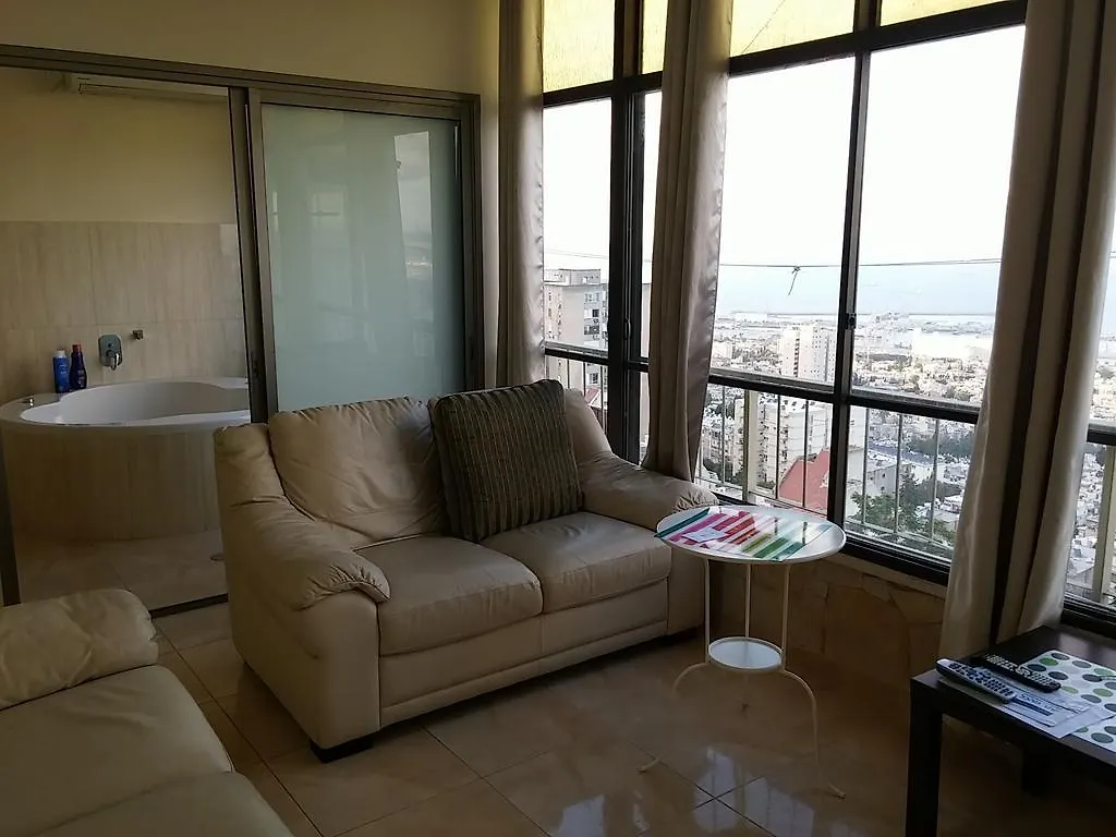 Amazing Carmel Panorama View 3 Room Loft Хайфа 0*,